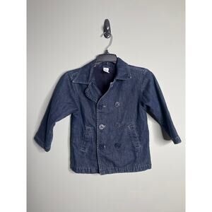 Gymboree toddler Denim Fleece Lined Jacket 4